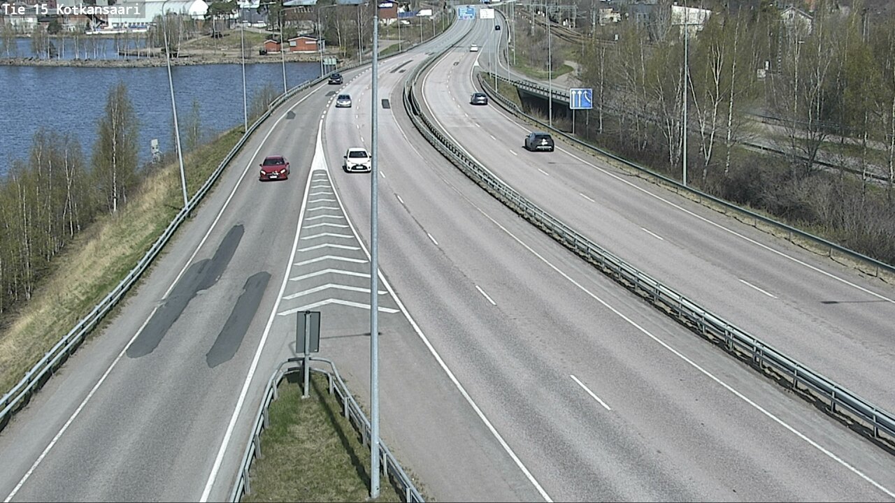 Weather Camera Image Väg 15 Kotka, Kotkansaari, Kotka, Kymenlaakso