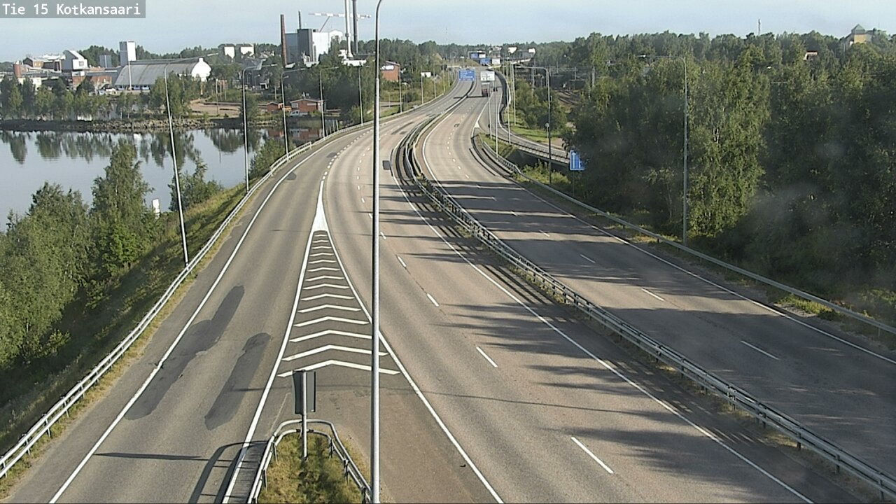 Weather Camera Image Road 15 Kotka, Kotkansaari, Kotka, Kymenlaakso