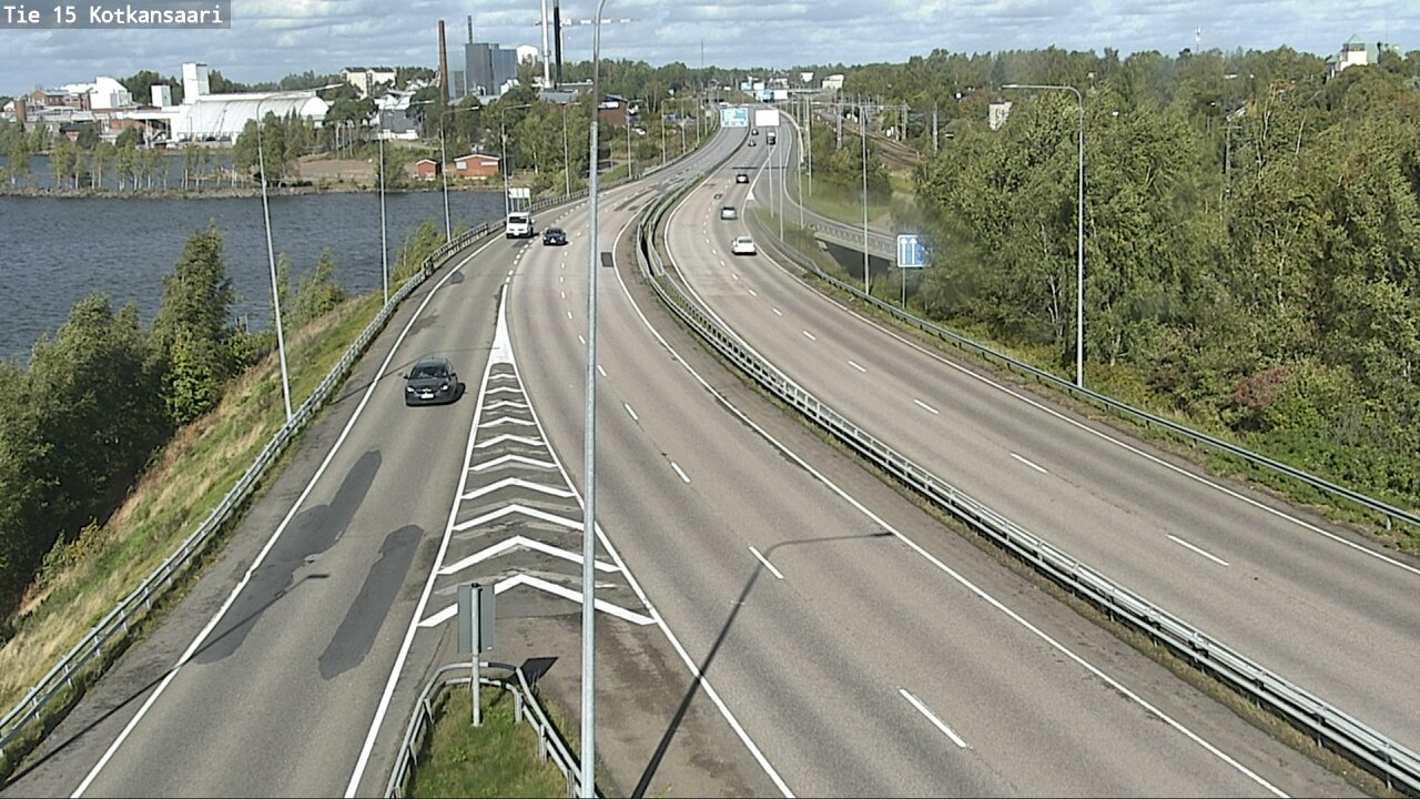 Weather Camera Image Road 15 Kotka, Kotkansaari, Kotka, Kymenlaakso