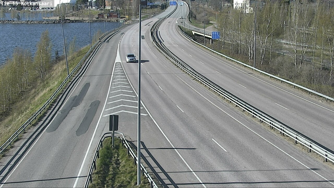 Weather Camera Image Väg 15 Kotka, Kotkansaari, Kotka, Kymenlaakso