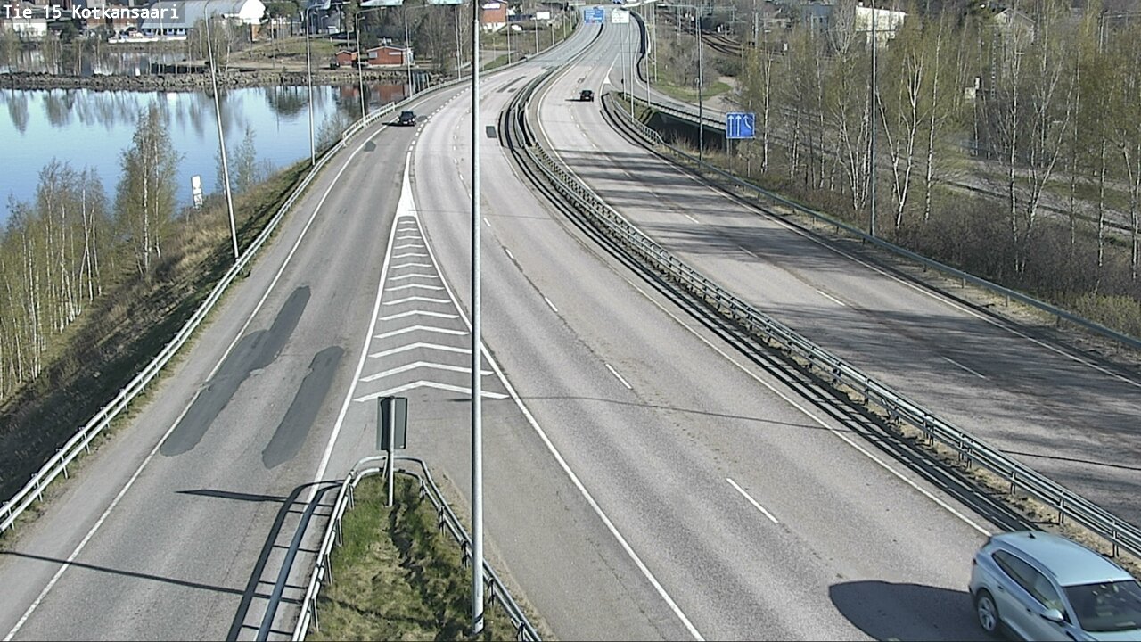 Weather Camera Image Väg 15 Kotka, Kotkansaari, Kotka, Kymenlaakso
