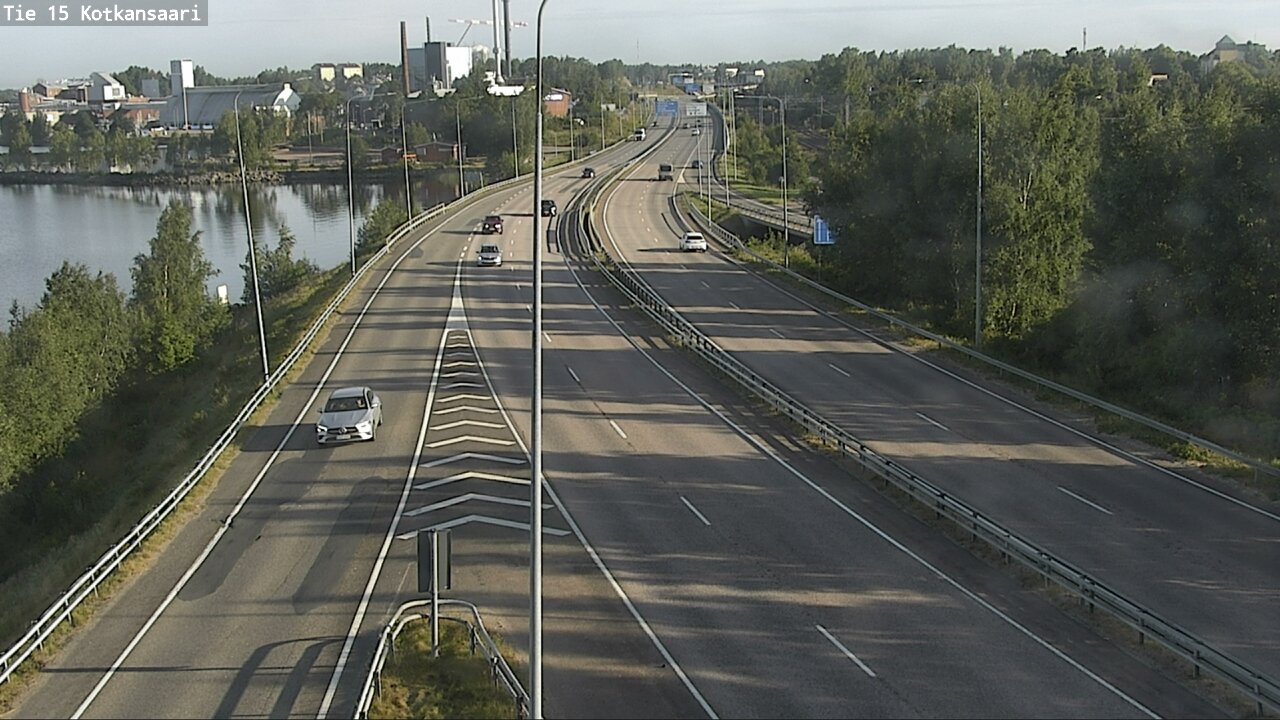 Weather Camera Image Road 15 Kotka, Kotkansaari, Kotka, Kymenlaakso