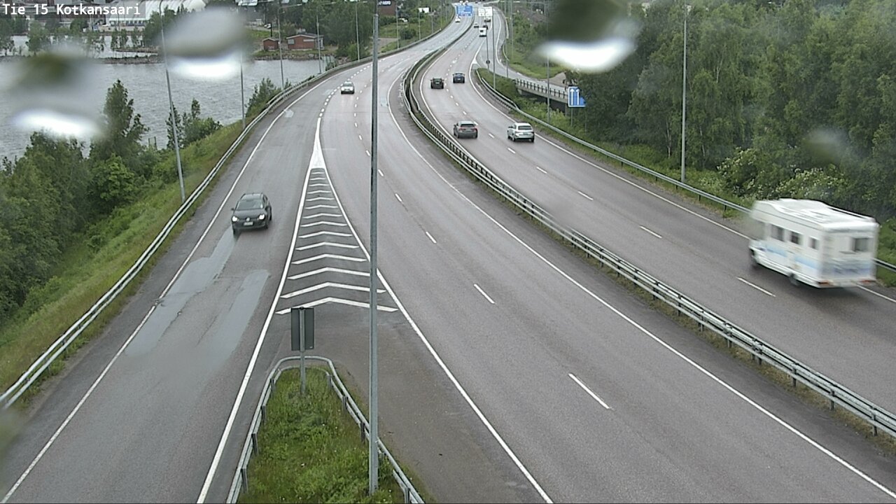 Weather Camera Image Väg 15 Kotka, Kotkansaari, Kotka, Kymenlaakso