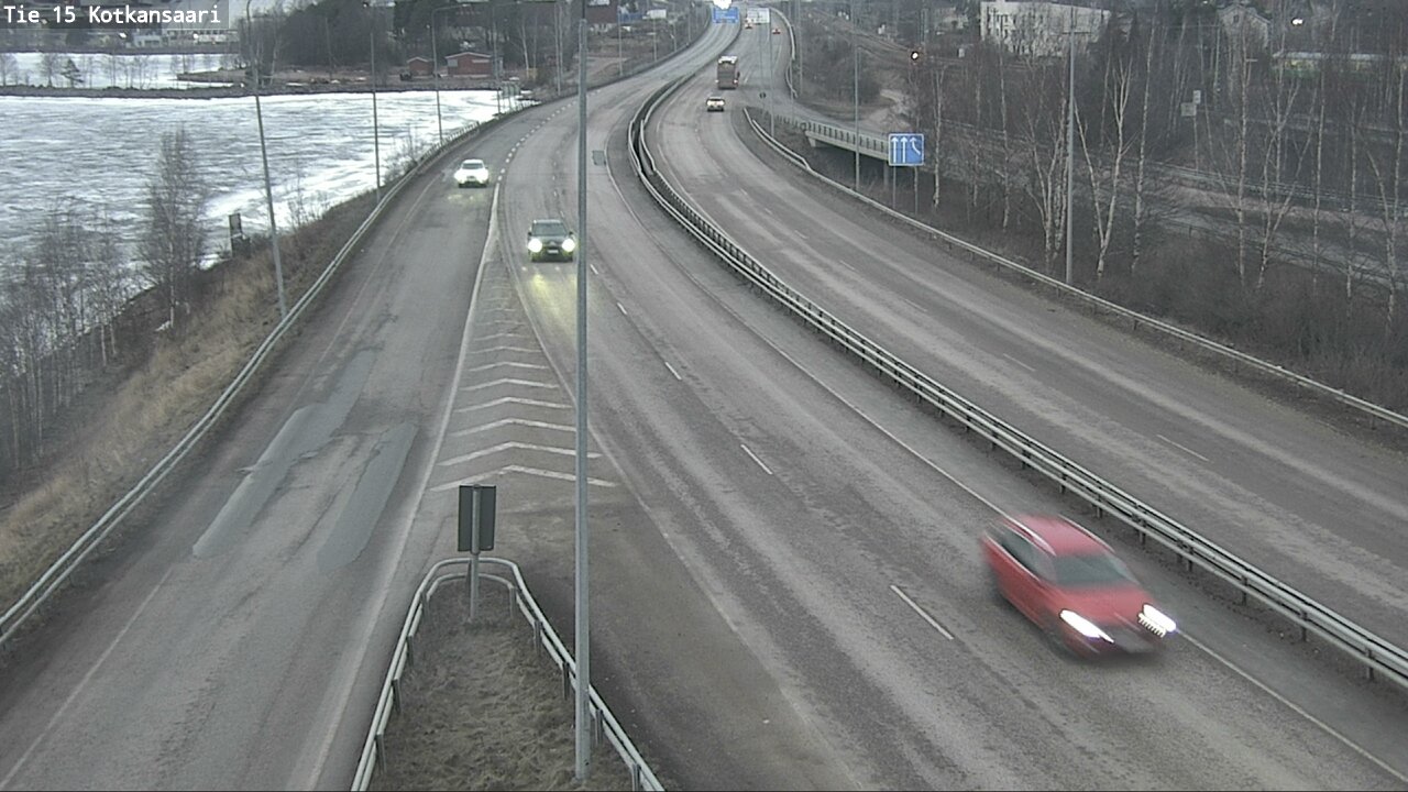 Weather Camera Image Road 15 Kotka, Kotkansaari, Kotka, Kymenlaakso