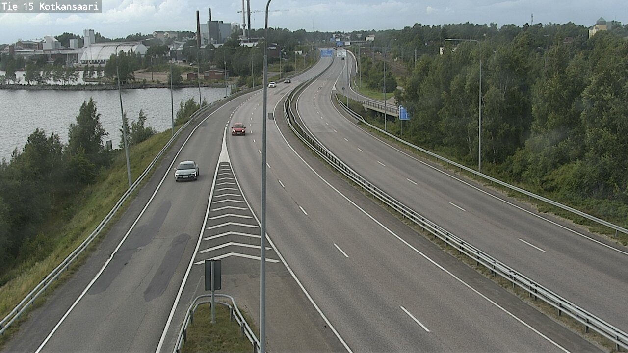 Weather Camera Image Väg 15 Kotka, Kotkansaari, Kotka, Kymenlaakso