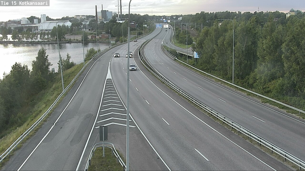 Weather Camera Image Väg 15 Kotka, Kotkansaari, Kotka, Kymenlaakso