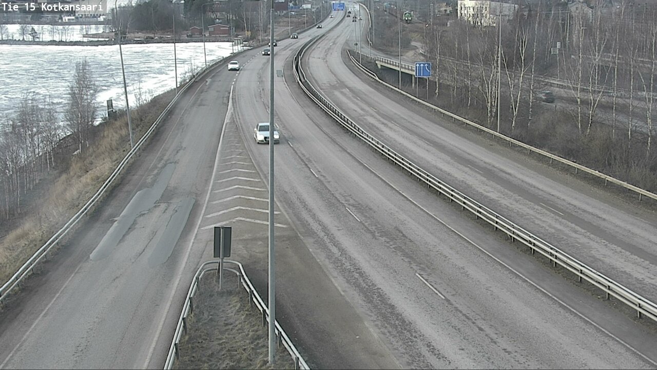 Weather Camera Image Road 15 Kotka, Kotkansaari, Kotka, Kymenlaakso