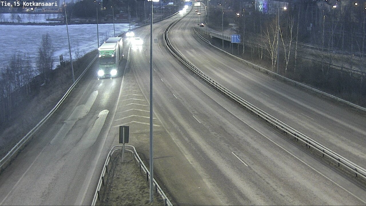 Weather Camera Image Road 15 Kotka, Kotkansaari, Kotka, Kymenlaakso
