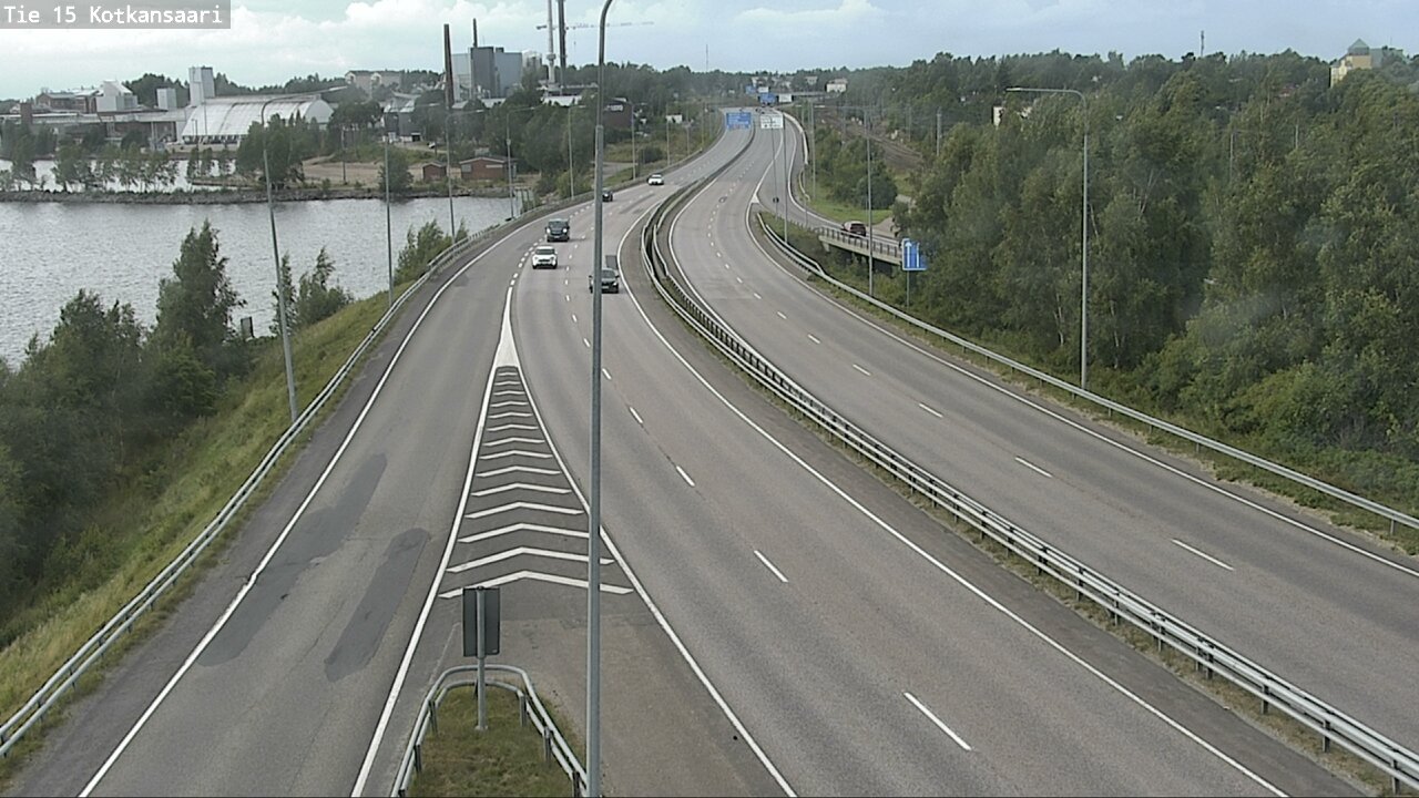 Weather Camera Image Väg 15 Kotka, Kotkansaari, Kotka, Kymenlaakso