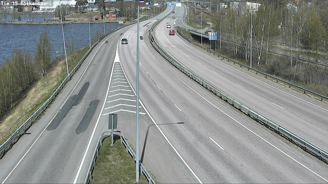Weather Camera Image Väg 15 Kotka, Kotkansaari, Kotka, Kymenlaakso