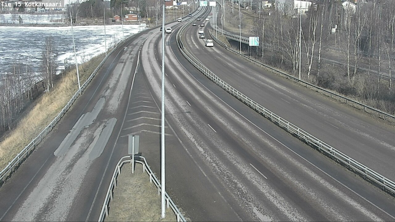 Weather Camera Image Väg 15 Kotka, Kotkansaari, Kotka, Kymenlaakso
