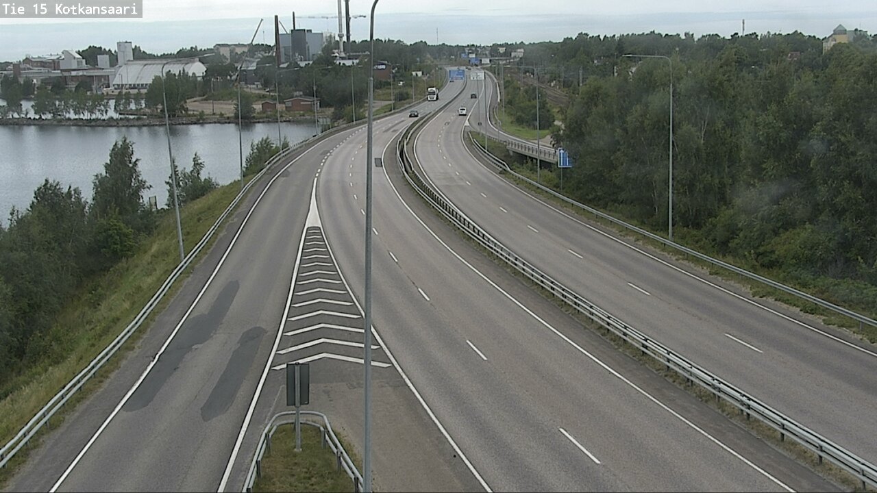 Weather Camera Image Väg 15 Kotka, Kotkansaari, Kotka, Kymenlaakso