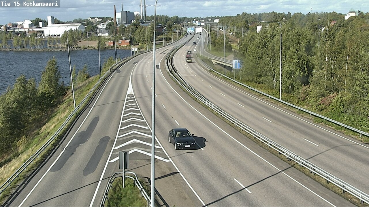 Weather Camera Image Väg 15 Kotka, Kotkansaari, Kotka, Kymenlaakso