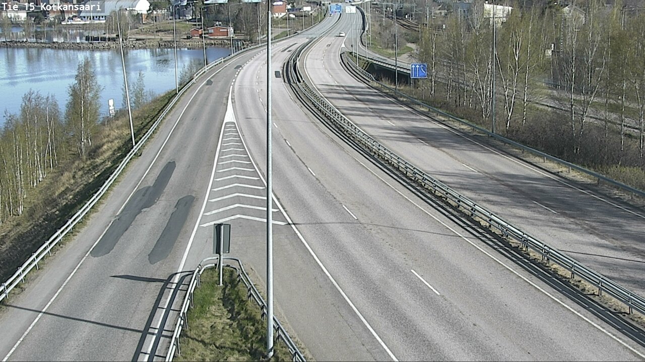 Weather Camera Image Väg 15 Kotka, Kotkansaari, Kotka, Kymenlaakso