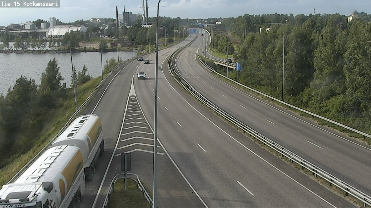Weather Camera Image Väg 15 Kotka, Kotkansaari, Kotka, Kymenlaakso