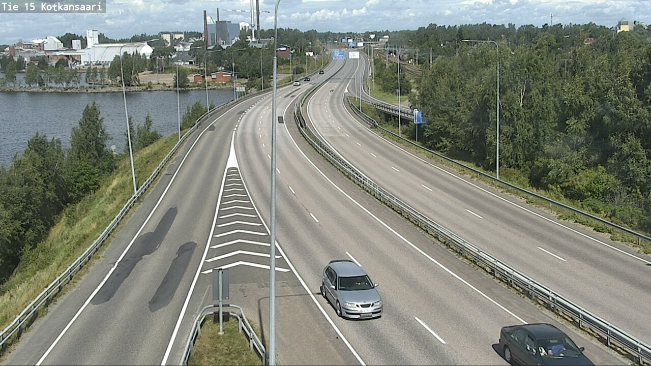 Weather Camera Image Väg 15 Kotka, Kotkansaari, Kotka, Kymenlaakso