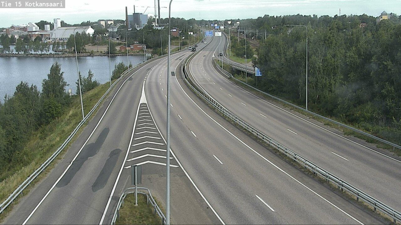 Weather Camera Image Väg 15 Kotka, Kotkansaari, Kotka, Kymenlaakso