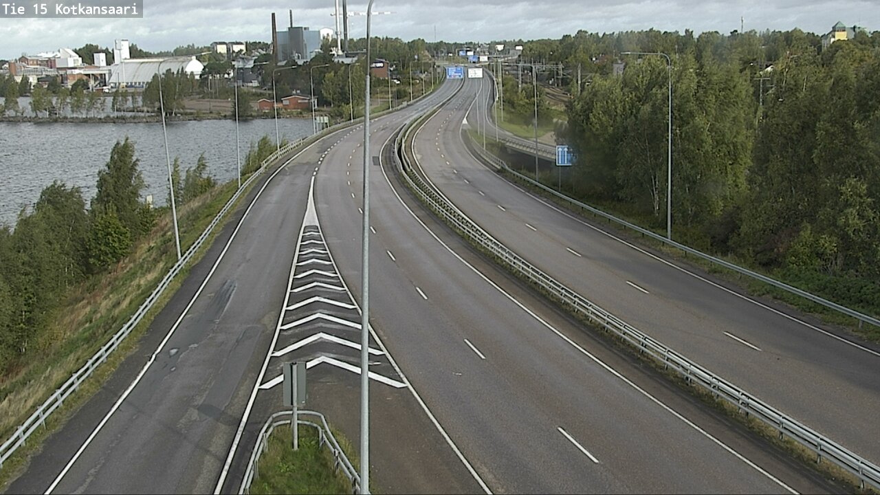 Weather Camera Image Väg 15 Kotka, Kotkansaari, Kotka, Kymenlaakso