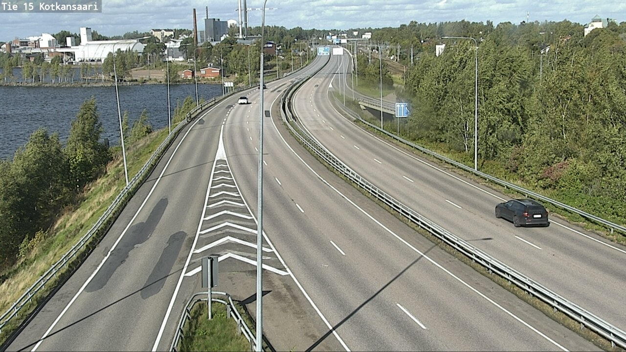 Weather Camera Image Road 15 Kotka, Kotkansaari, Kotka, Kymenlaakso