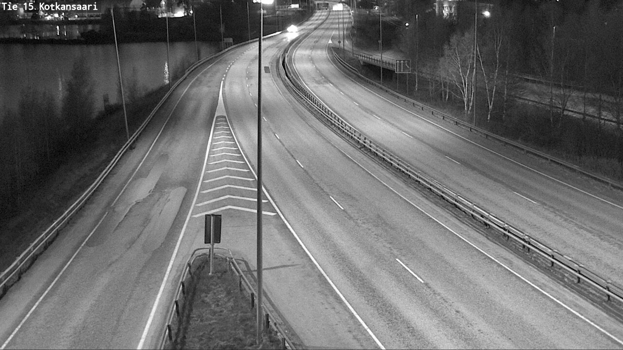 Weather Camera Image Väg 15 Kotka, Kotkansaari, Kotka, Kymenlaakso