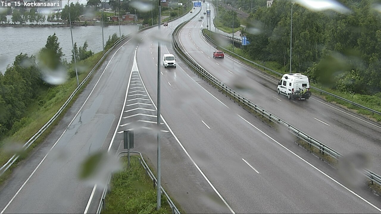 Weather Camera Image Road 15 Kotka, Kotkansaari, Kotka, Kymenlaakso