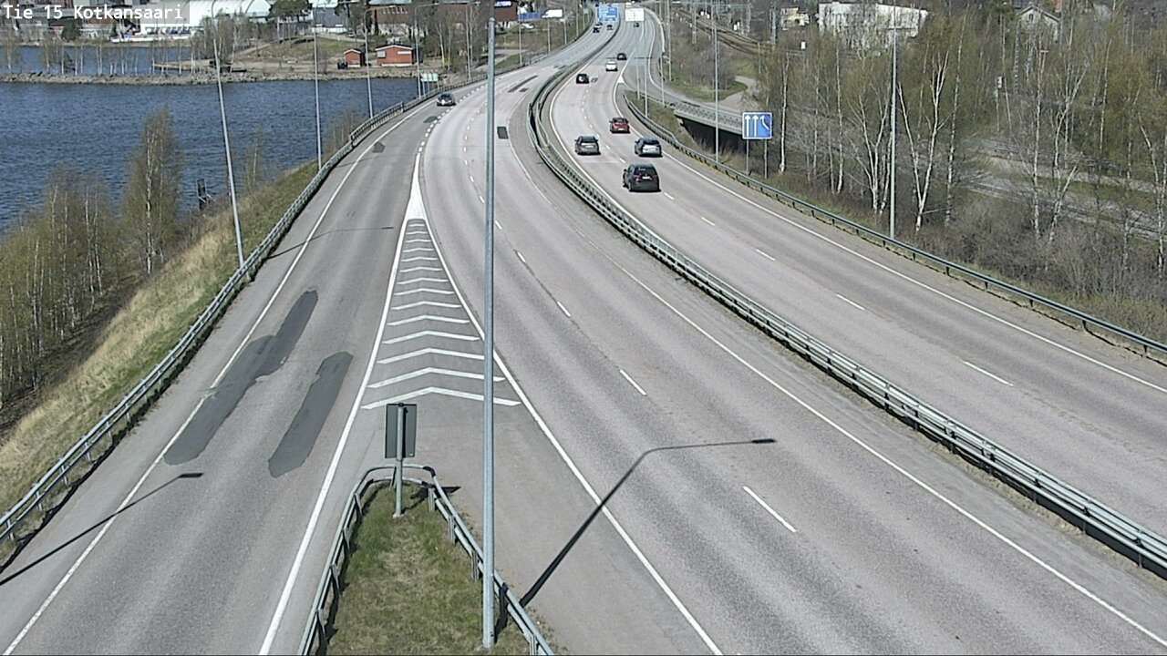 Weather Camera Image Väg 15 Kotka, Kotkansaari, Kotka, Kymenlaakso