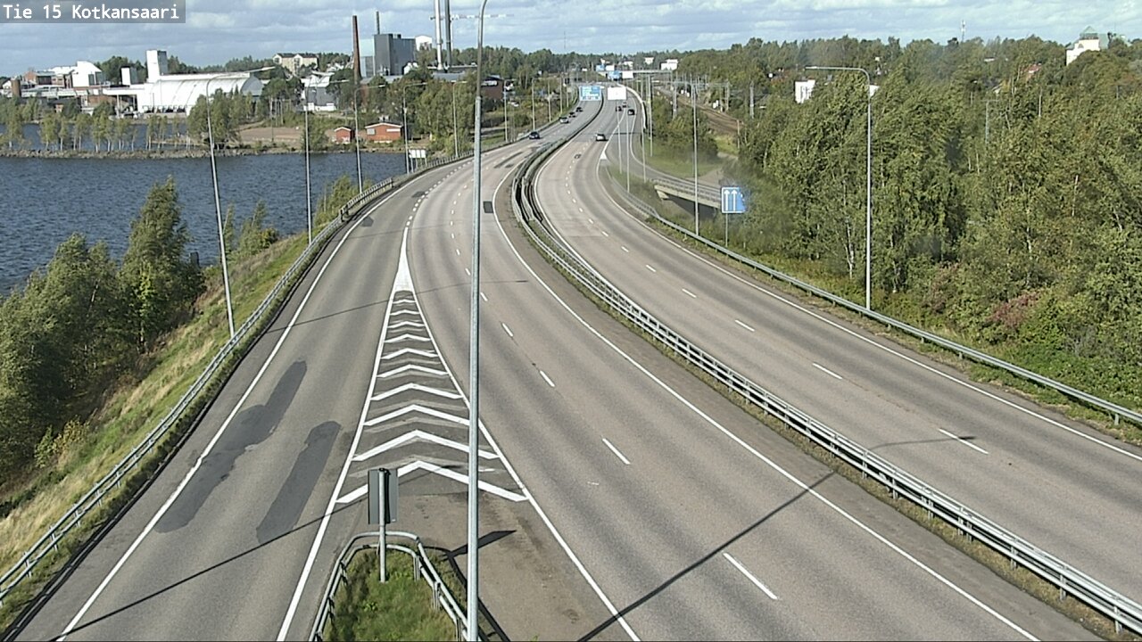 Weather Camera Image Road 15 Kotka, Kotkansaari, Kotka, Kymenlaakso