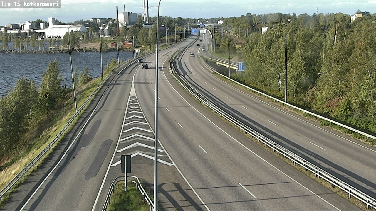 Weather Camera Image Väg 15 Kotka, Kotkansaari, Kotka, Kymenlaakso