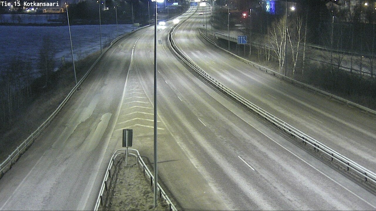 Weather Camera Image Road 15 Kotka, Kotkansaari, Kotka, Kymenlaakso