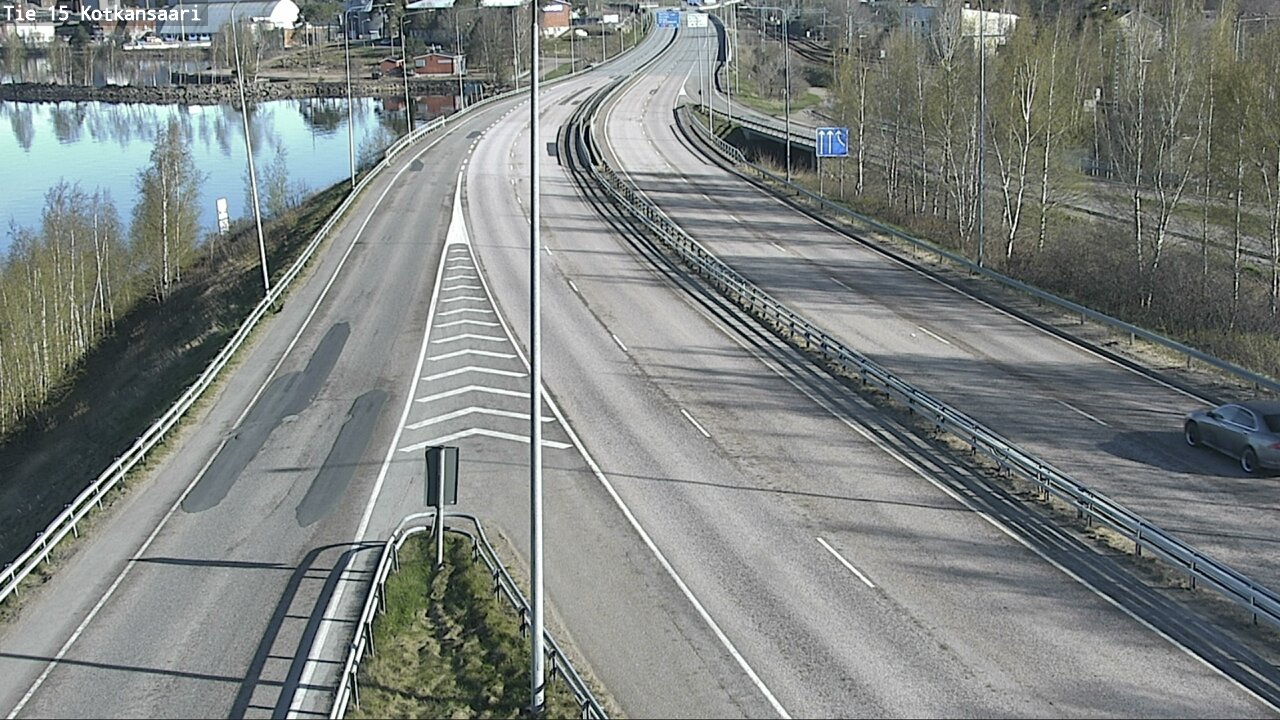Weather Camera Image Väg 15 Kotka, Kotkansaari, Kotka, Kymenlaakso