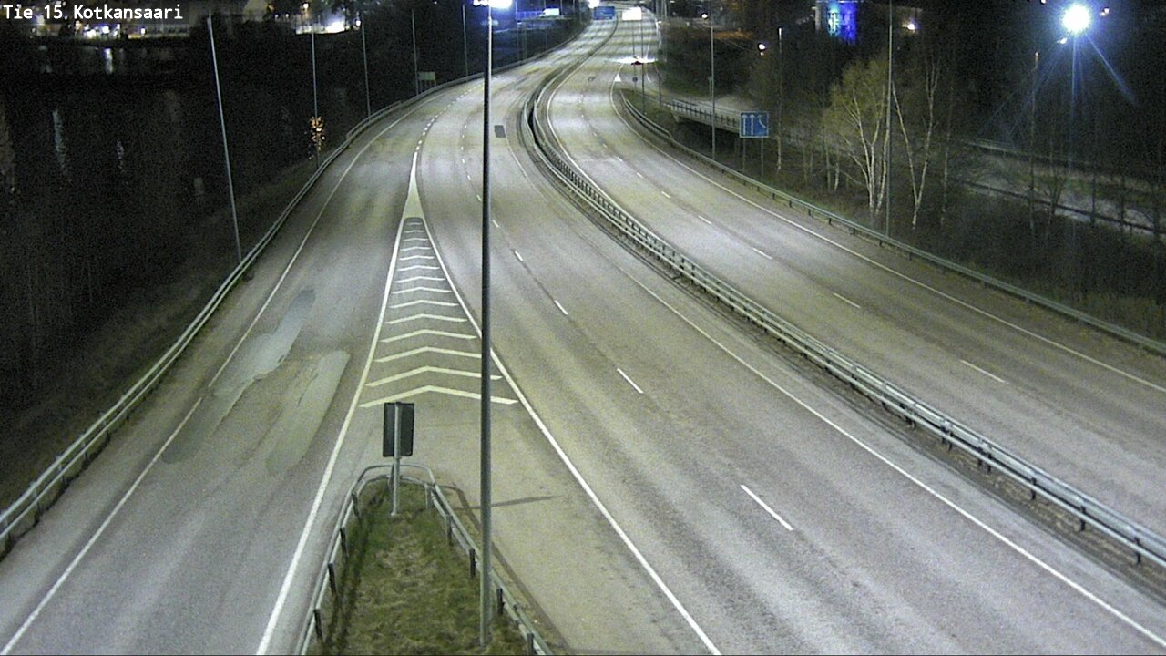 Weather Camera Image Väg 15 Kotka, Kotkansaari, Kotka, Kymenlaakso
