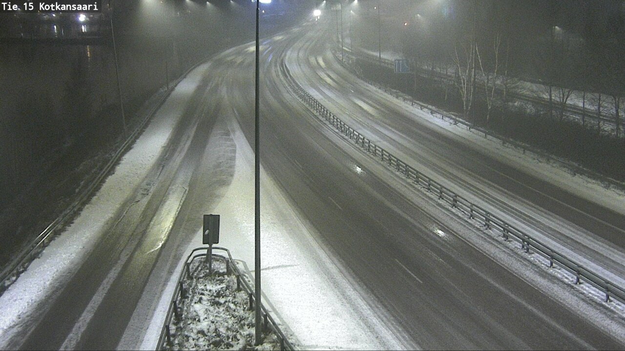 Weather Camera Image Road 15 Kotka, Kotkansaari, Kotka, Kymenlaakso