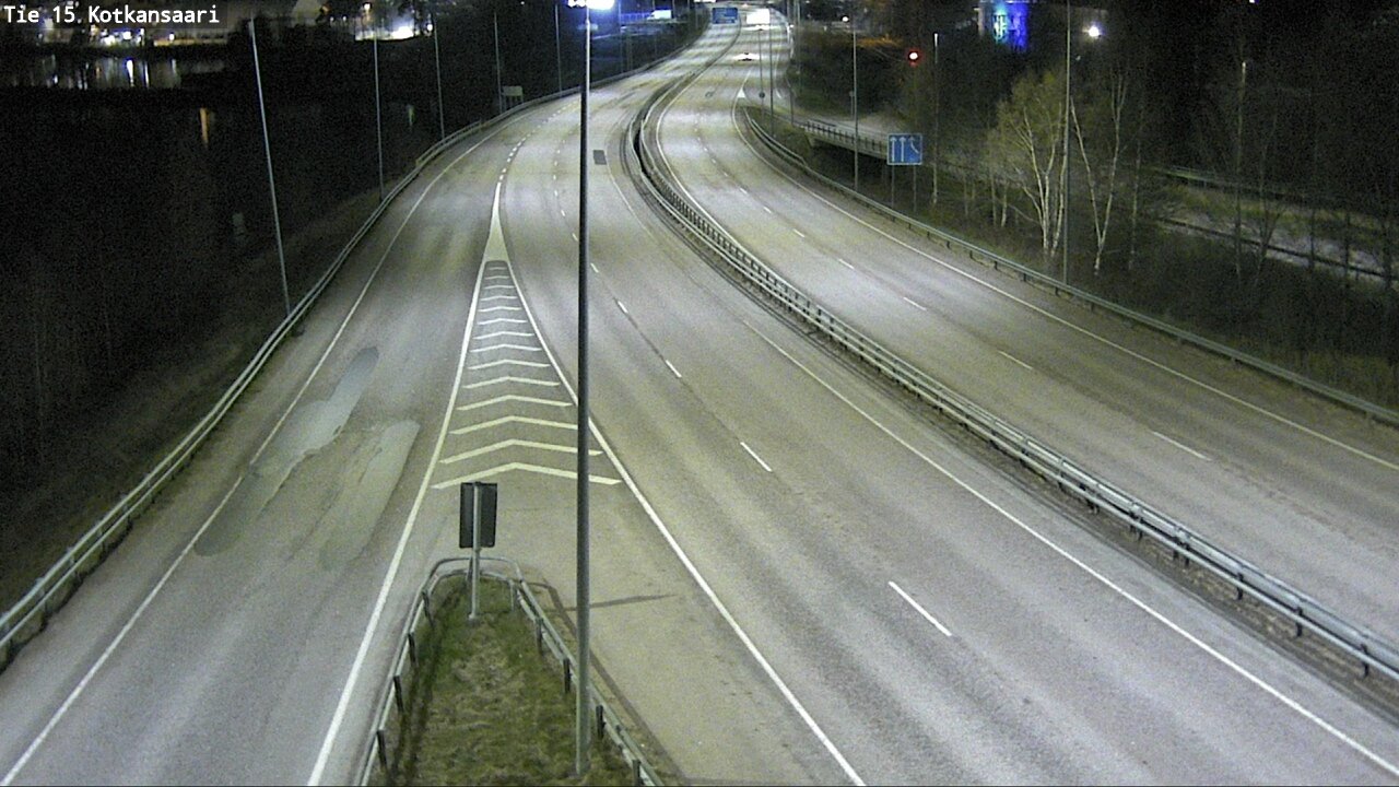 Weather Camera Image Väg 15 Kotka, Kotkansaari, Kotka, Kymenlaakso