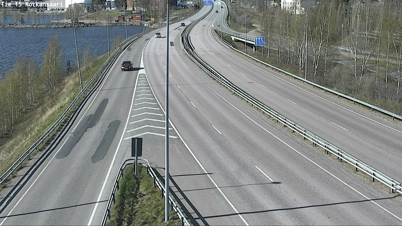 Weather Camera Image Väg 15 Kotka, Kotkansaari, Kotka, Kymenlaakso