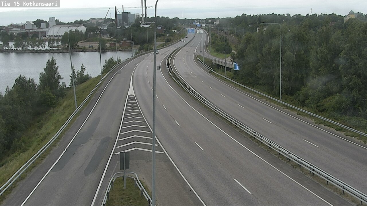 Weather Camera Image Väg 15 Kotka, Kotkansaari, Kotka, Kymenlaakso