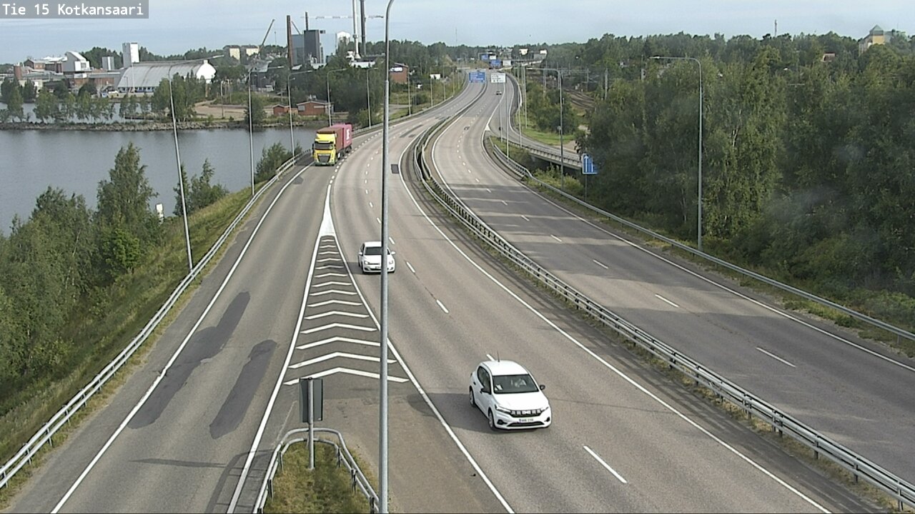 Weather Camera Image Väg 15 Kotka, Kotkansaari, Kotka, Kymenlaakso