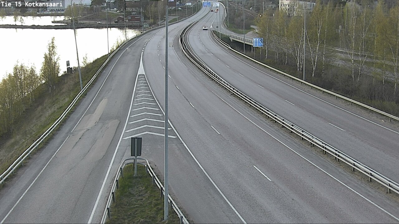 Weather Camera Image Väg 15 Kotka, Kotkansaari, Kotka, Kymenlaakso