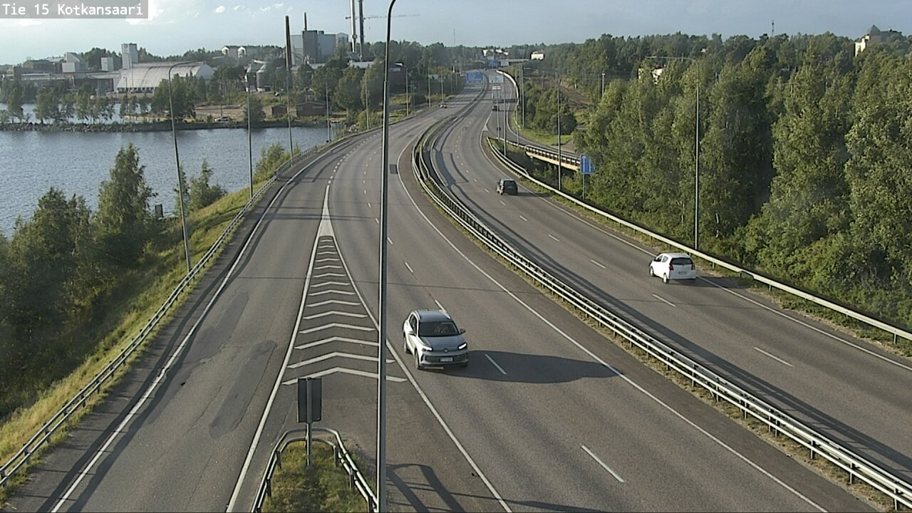 Weather Camera Image Väg 15 Kotka, Kotkansaari, Kotka, Kymenlaakso