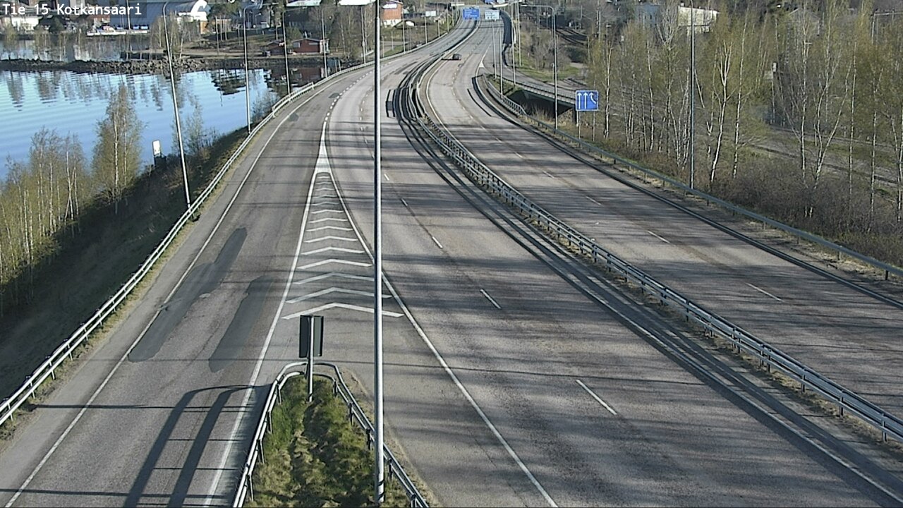 Weather Camera Image Väg 15 Kotka, Kotkansaari, Kotka, Kymenlaakso