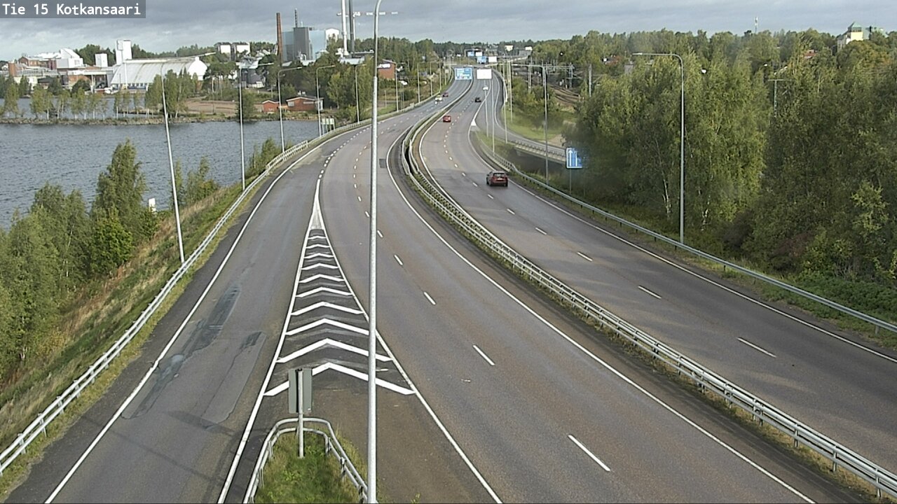 Weather Camera Image Väg 15 Kotka, Kotkansaari, Kotka, Kymenlaakso