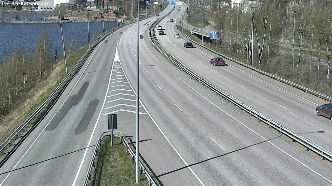 Weather Camera Image Väg 15 Kotka, Kotkansaari, Kotka, Kymenlaakso
