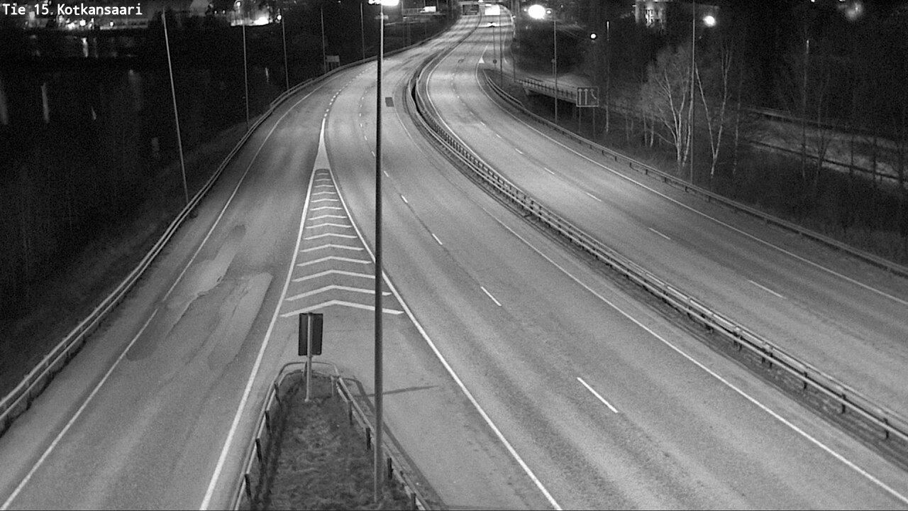 Weather Camera Image Väg 15 Kotka, Kotkansaari, Kotka, Kymenlaakso