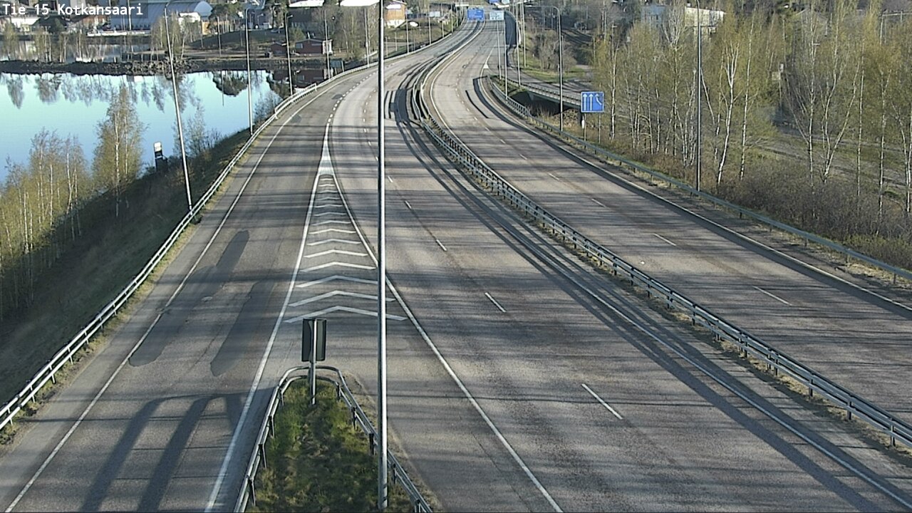 Weather Camera Image Väg 15 Kotka, Kotkansaari, Kotka, Kymenlaakso