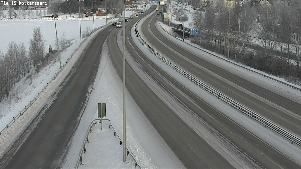 Weather Camera Image Road 15 Kotka, Kotkansaari, Kotka, Kymenlaakso