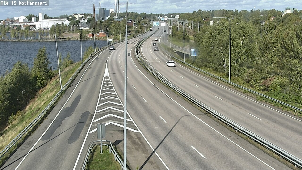 Weather Camera Image Road 15 Kotka, Kotkansaari, Kotka, Kymenlaakso