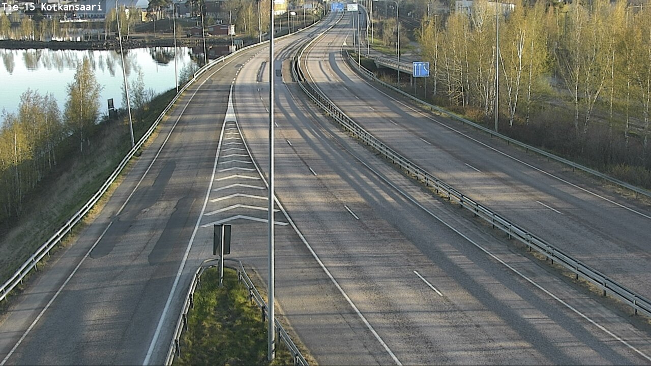 Weather Camera Image Road 15 Kotka, Kotkansaari, Kotka, Kymenlaakso