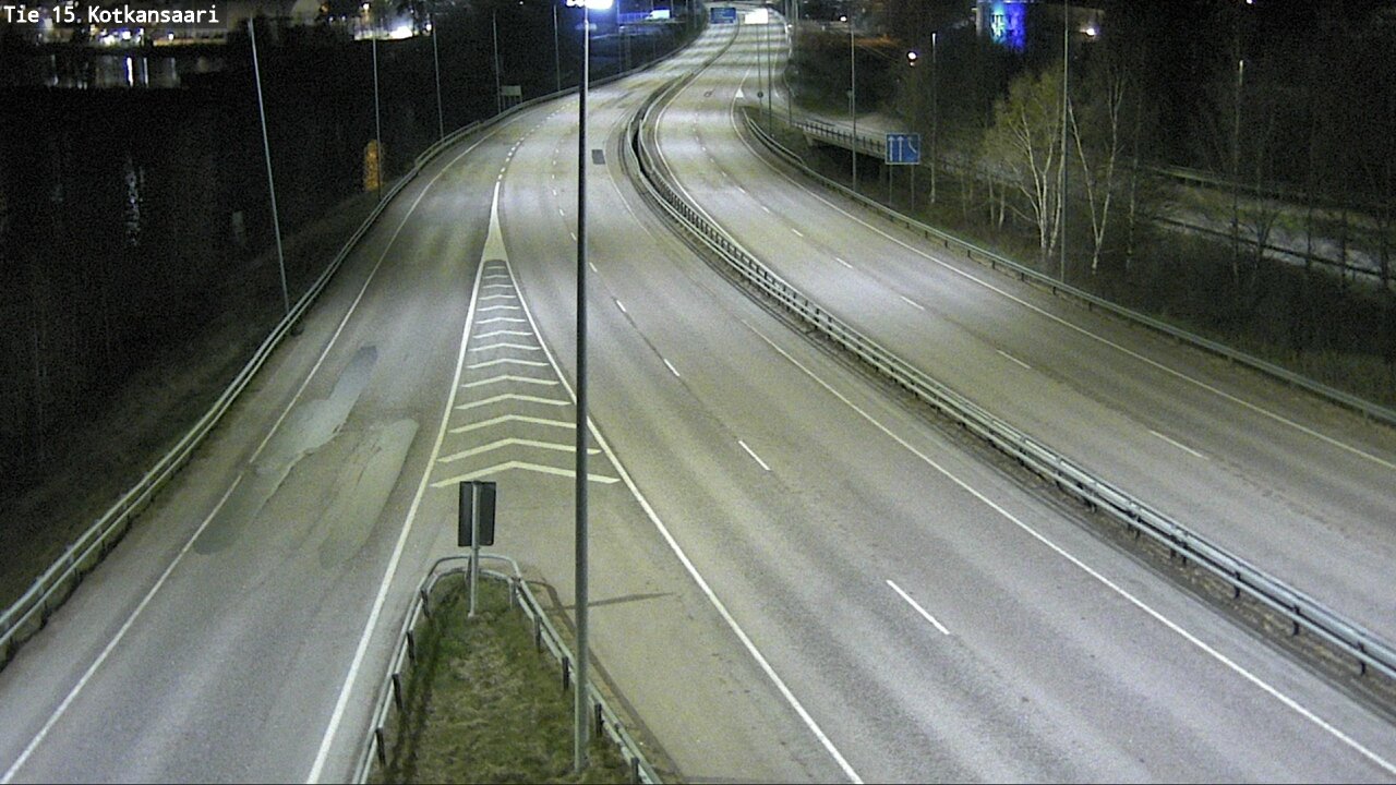 Weather Camera Image Väg 15 Kotka, Kotkansaari, Kotka, Kymenlaakso