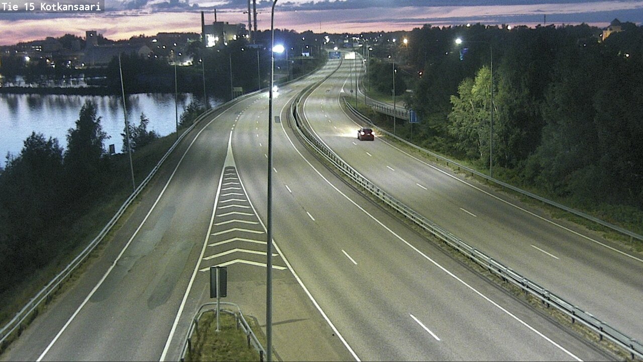 Weather Camera Image Väg 15 Kotka, Kotkansaari, Kotka, Kymenlaakso
