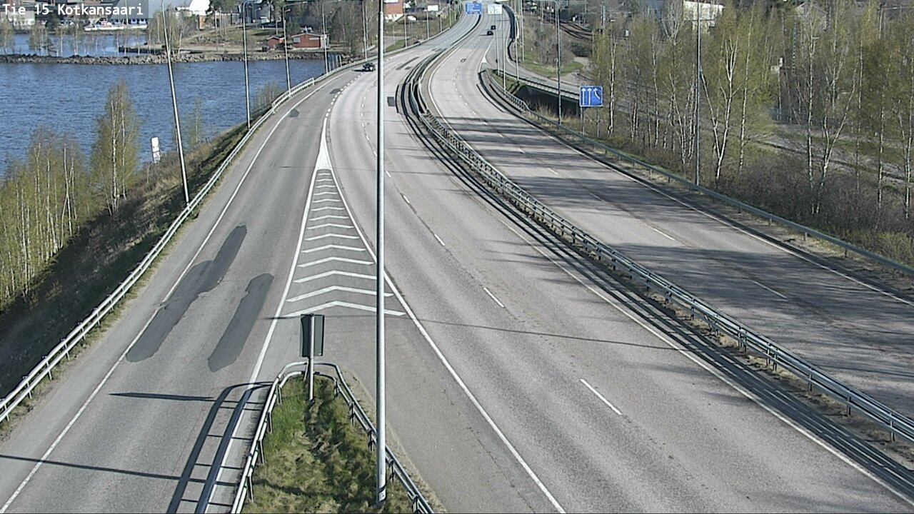 Weather Camera Image Road 15 Kotka, Kotkansaari, Kotka, Kymenlaakso