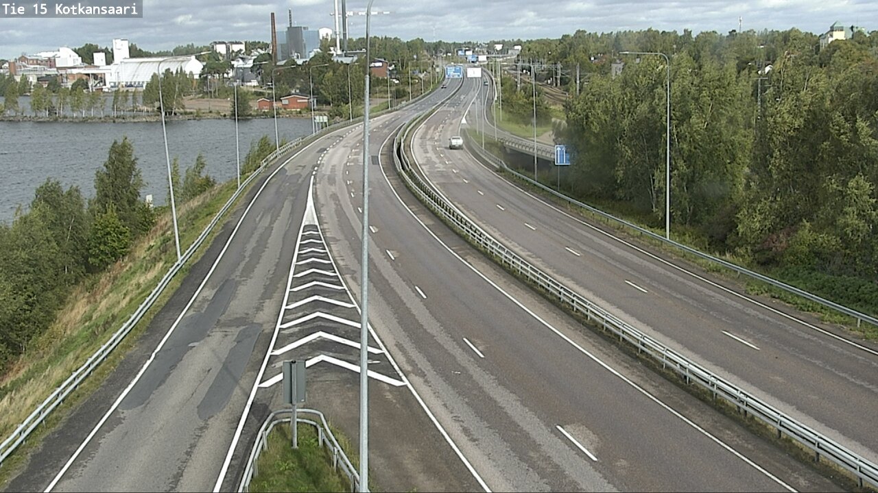 Weather Camera Image Road 15 Kotka, Kotkansaari, Kotka, Kymenlaakso